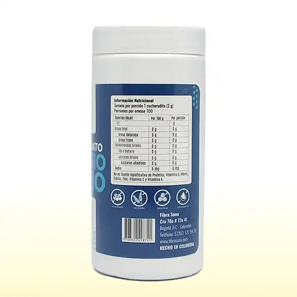 Citratos Magnesio y Potasio x 200 g - Fibra sana