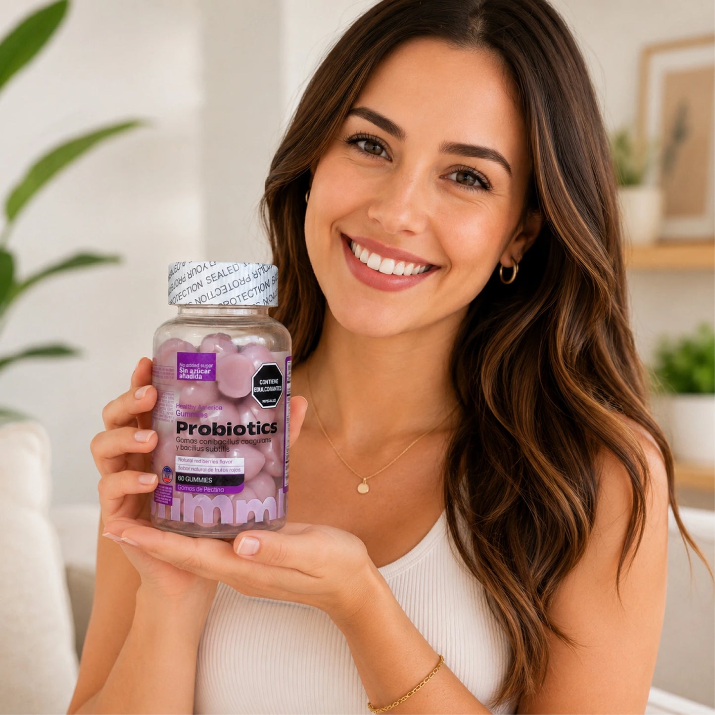 Gomas Probióticas Healthy America 60 Gummies Bienestar Digestivo