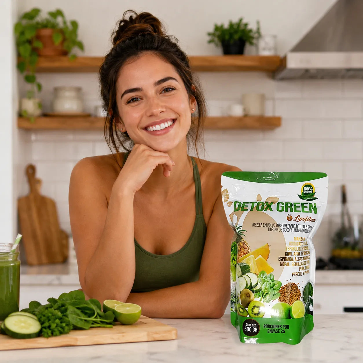 Detox Green Lipofiber x 500g | Digestión y limpieza del cuerpo