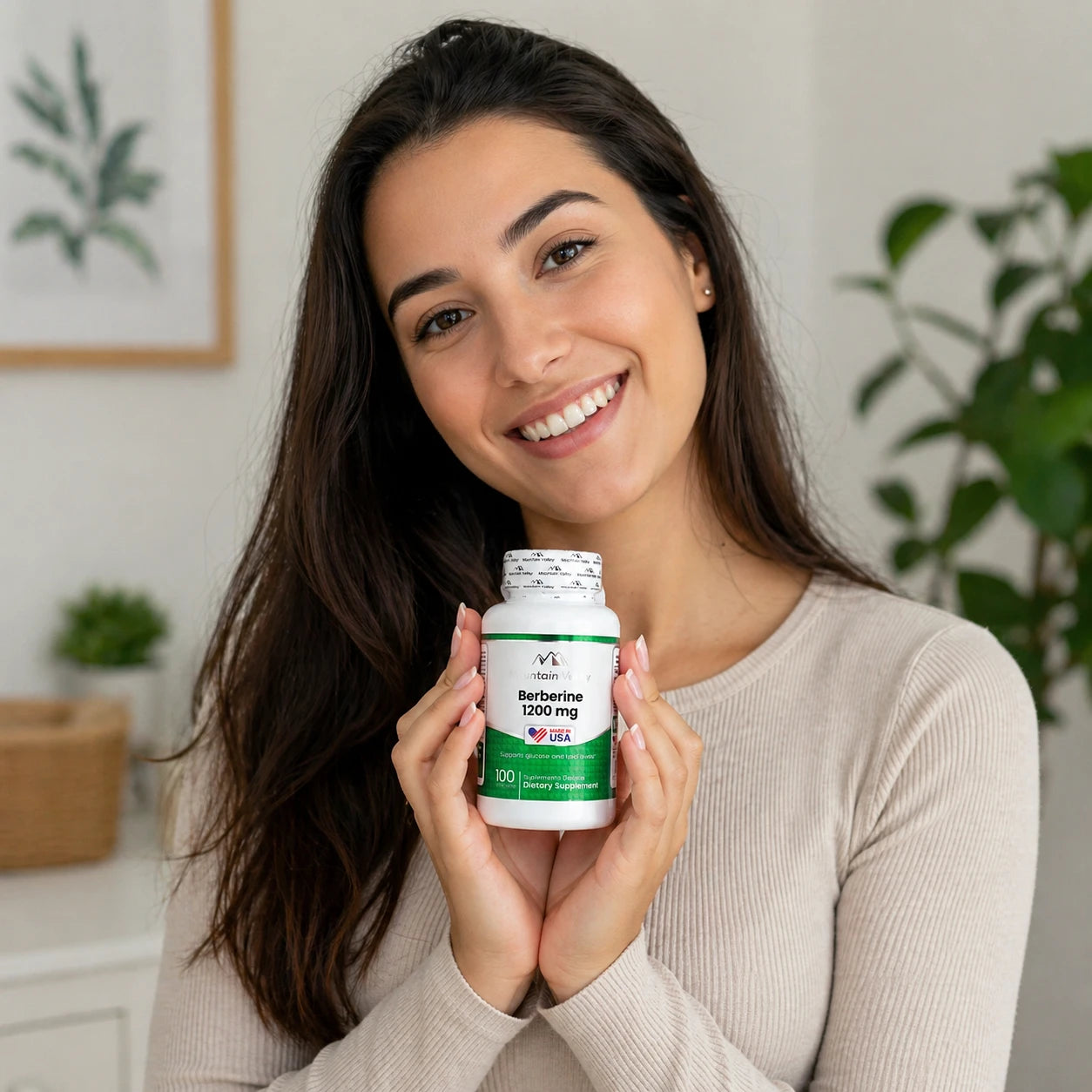 Berberina 1200 mg Mountain Valley 100 Caps | Metabolismo y Azúcar