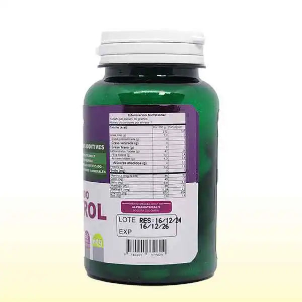 Resveratrol + Colágeno + Uva masticable x 60 tabletas Alphanatural's