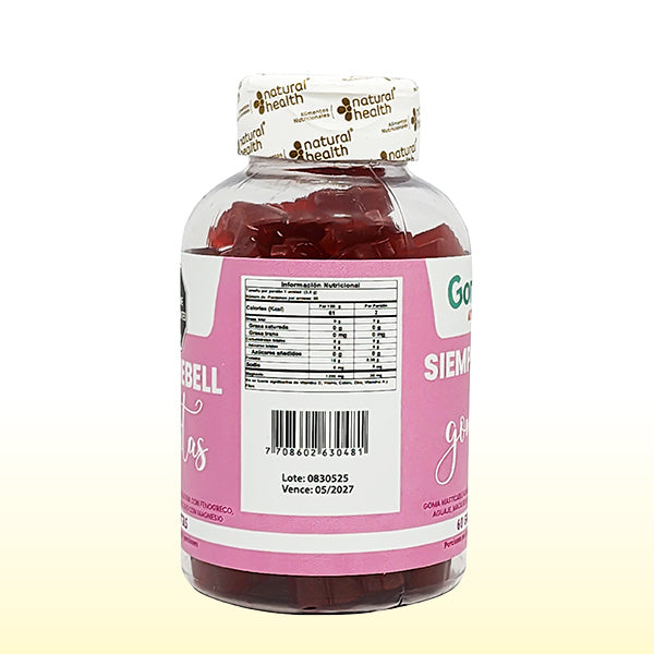 Gomitas SIEMPREBELL con Aguaje, Fenogreco y Maca Roja – Natural Health