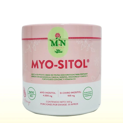 MYO-SITOL – Mezcla en polvo con Inositol y Vitaminas – 300 g MUY NATURAL