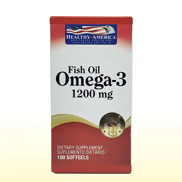 Fish Oil Omega-3 x 1200 mg - Healthy America
