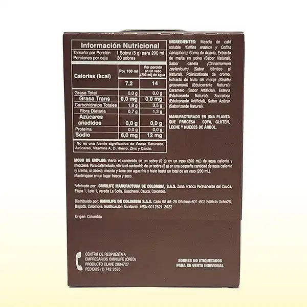 TMGN Coffee x 30 sobres - OMNILIFE