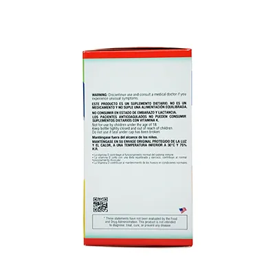 Vitamina D3 + K2 para Huesos y Defensas 100 Softgels | Healthy America