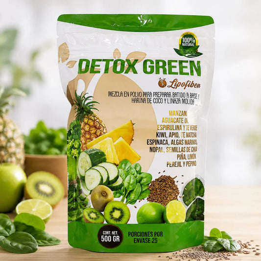 Detox Green Lipofiber x 500g | Digestión y limpieza del cuerpo