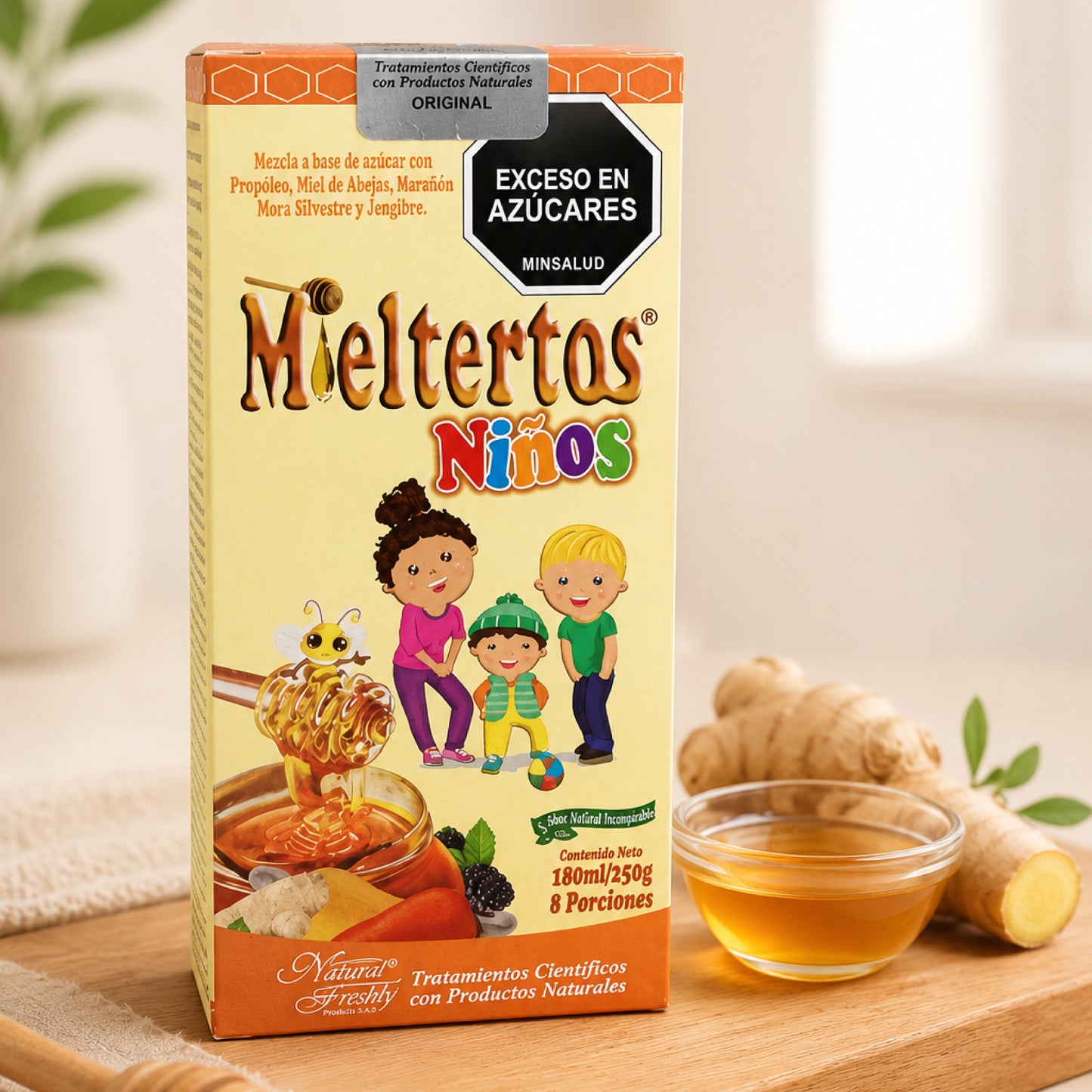Mieltertos Niños Natural Freshly 180 ml | Bienestar Infantil