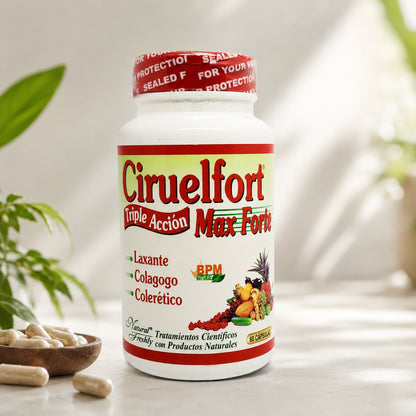 Cápsulas Ciruelfort Max Forte x 60 | Apoyo digestivo