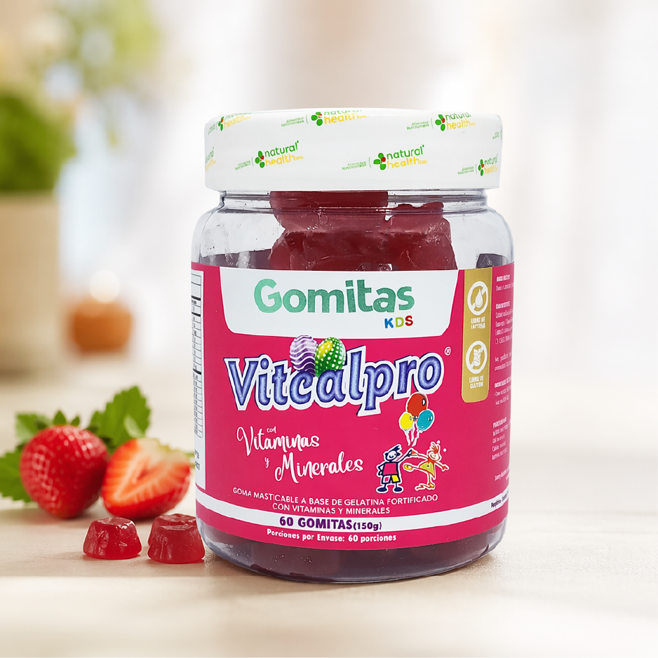 Gomitas Kids Vitcalpro 60 und | Apoyo nutricional diario