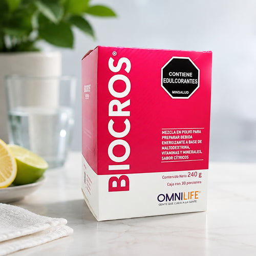 Biocros Omnilife 30 Sobres | Energía y Vitalidad Diaria