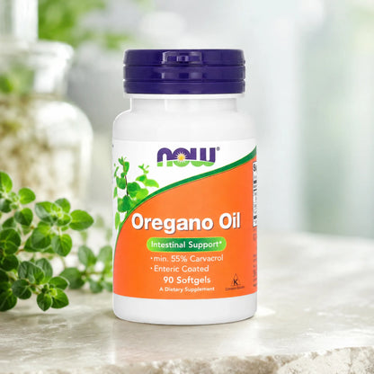 Aceite de Orégano NOW Foods 90 Softgels | Apoyo Intestinal y Digestivo