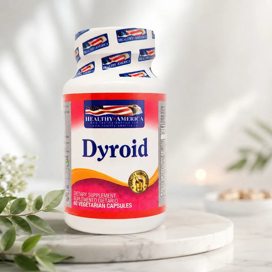 Dyroid Healthy America 60 Cápsulas | Tiroides y Metabolismo