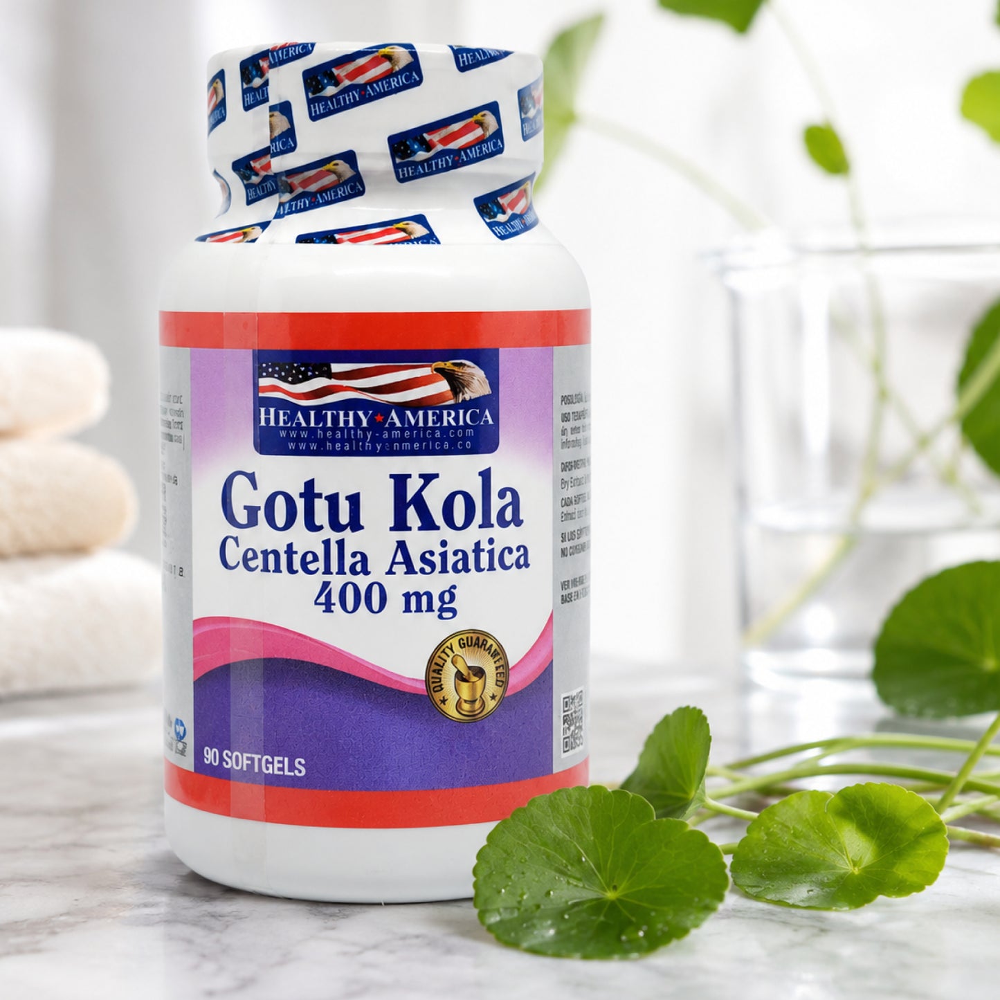Centella Asiática Healthy 90 Softgels | Circulación y Venas