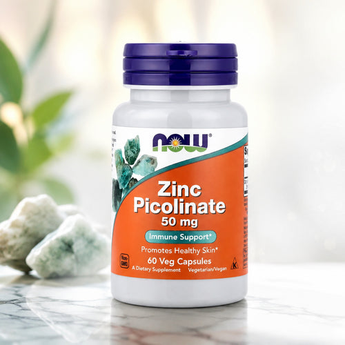 Zinc Picolinato NOW 50 mg x 60 Cápsulas | Apoyo Inmunológico
