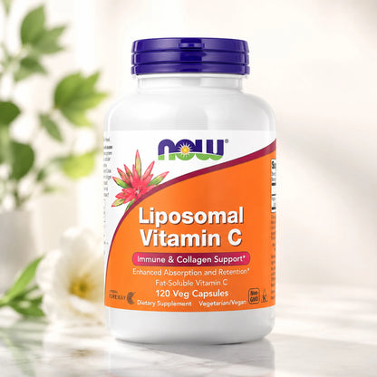 Vitamina C Liposomal NOW 120 Cápsulas | Alta Absorción