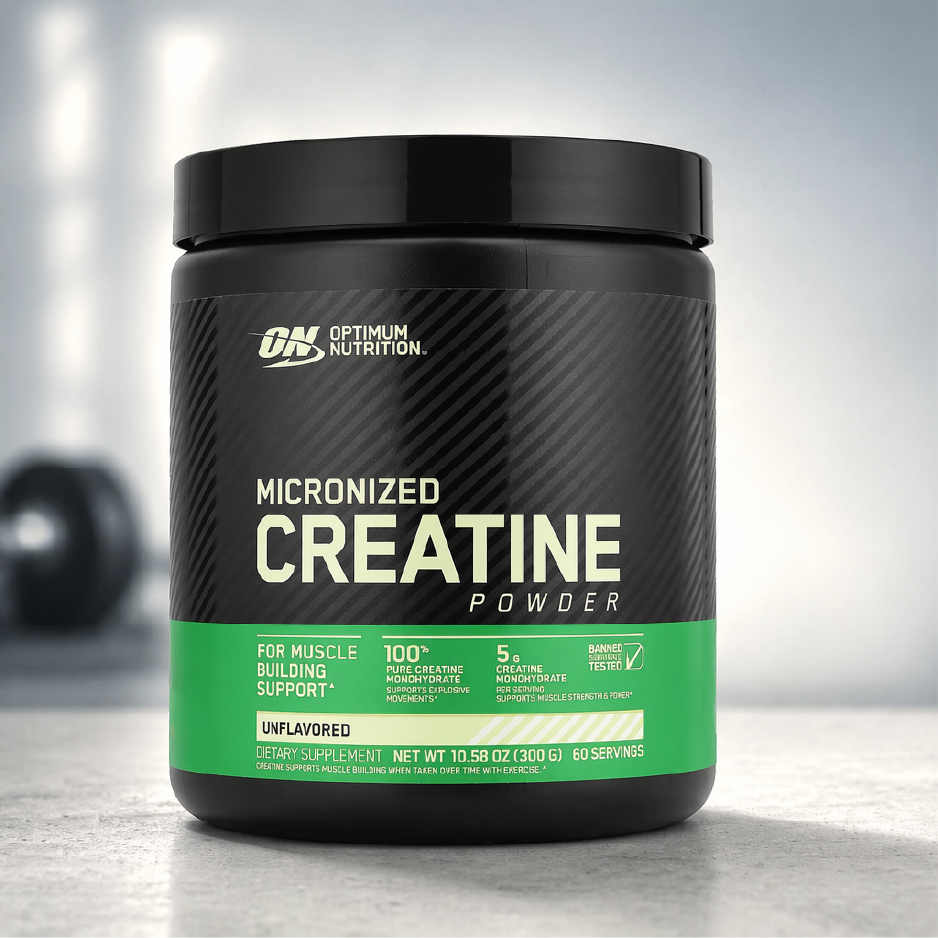 Creatina Monohidratada Optimum Nutrition 300g | Energía y Fuerza