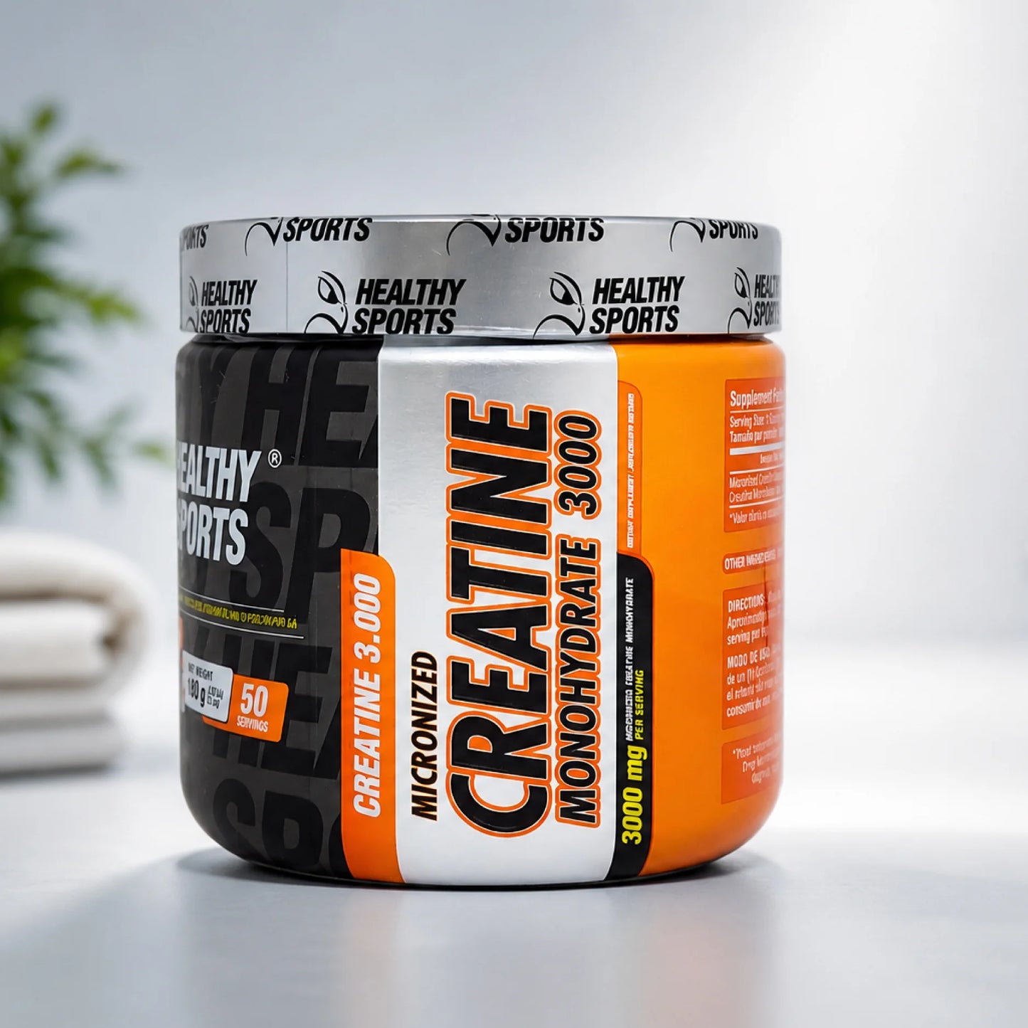 Creatina Monohidratada Healthy Sports 3000 mg Energía