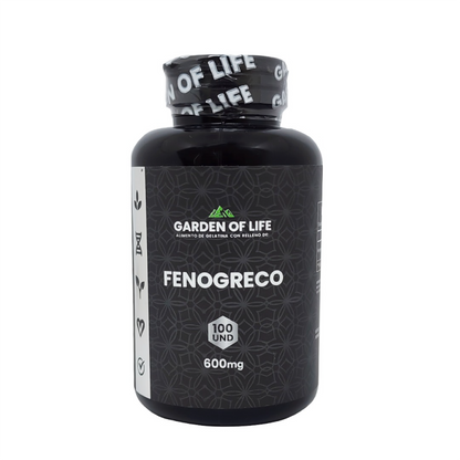 Fenogreco Garden of Life 600 mg x100 | Apoyo Natural