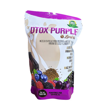 Detox Purple Lipofiber 500g Fibra Natural y Saciedad
