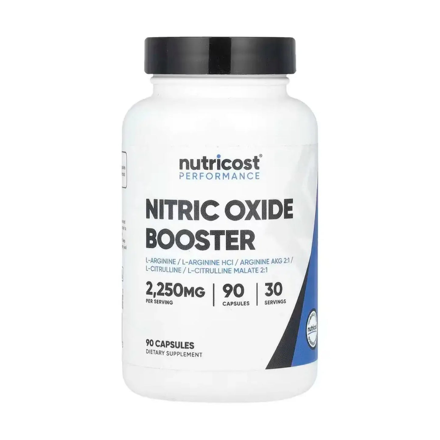 Nitric Oxide Booster Nutricost 90 Cápsulas | Rendimiento y Potencia