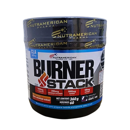 Quemador Burner Stack Nutramerican Pharma 360 g | Perdida de Peso y Metabolismo