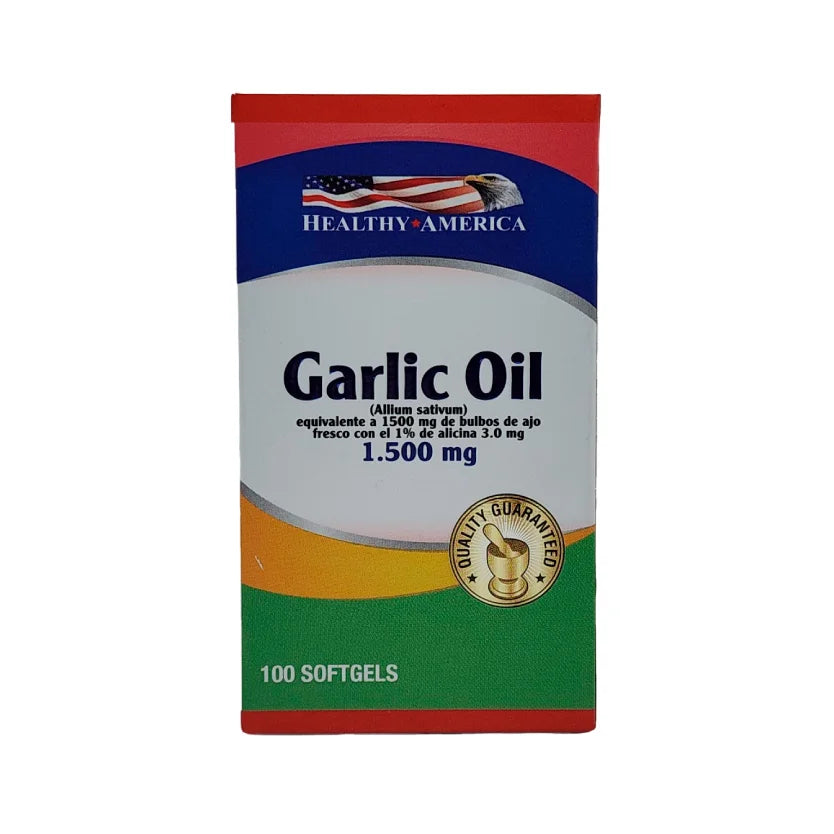Ajo Healthy America 1500 mg x 100 Softgels | Bienestar Cardiovascular