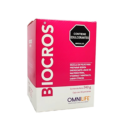 Biocros Omnilife 30 Sobres | Energía y Vitalidad Diaria