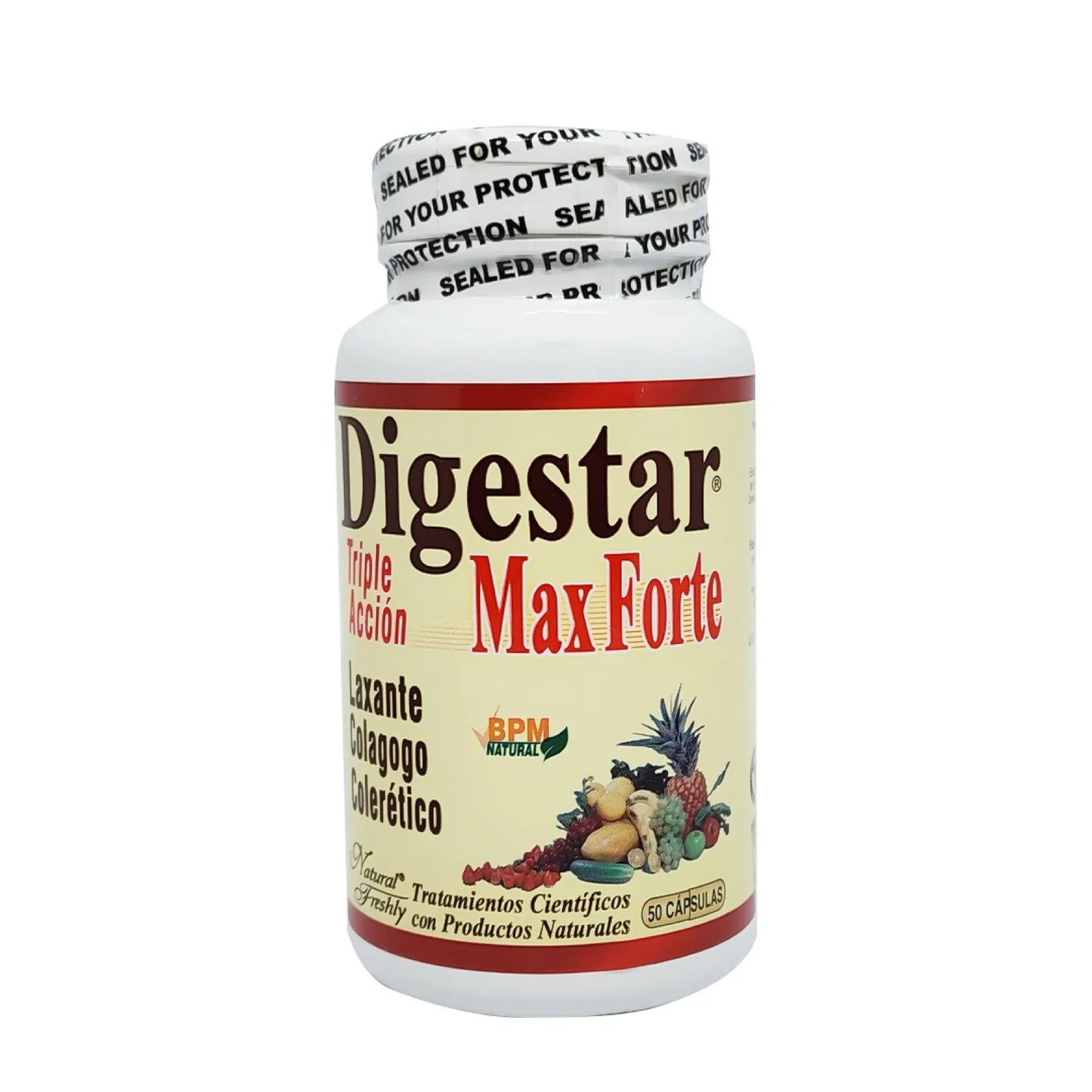 Digestar Max Forte BPM Natural 50 Cápsulas Bienestar Digestivo