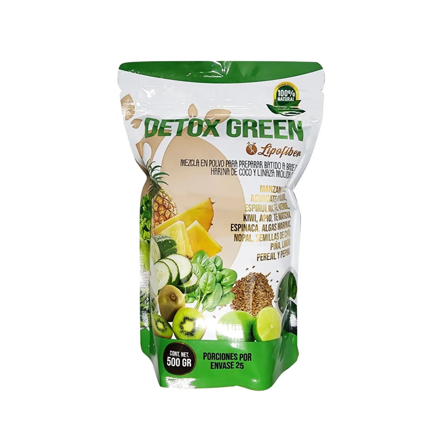 Detox Green Lipofiber x 500g | Digestión y limpieza del cuerpo
