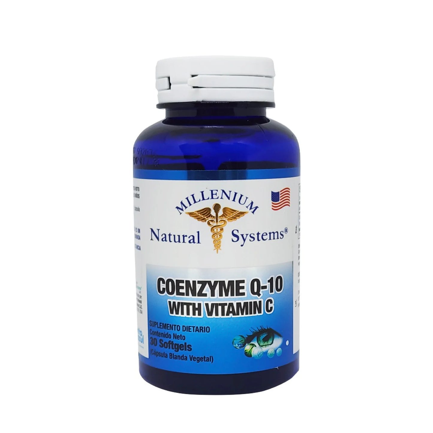 Coenzima Q10 + Vitamina C Millenium 30 Softgels Energía