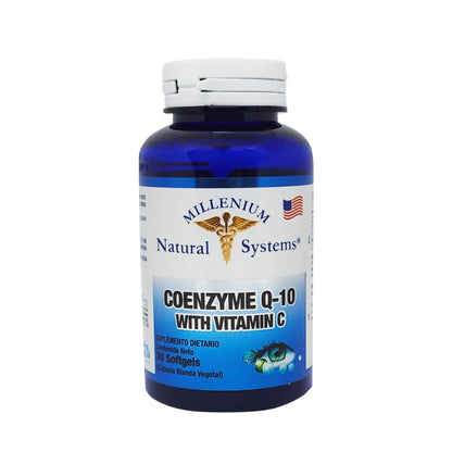 Coenzima Q10 + Vitamina C Millenium 30 Softgels Energía