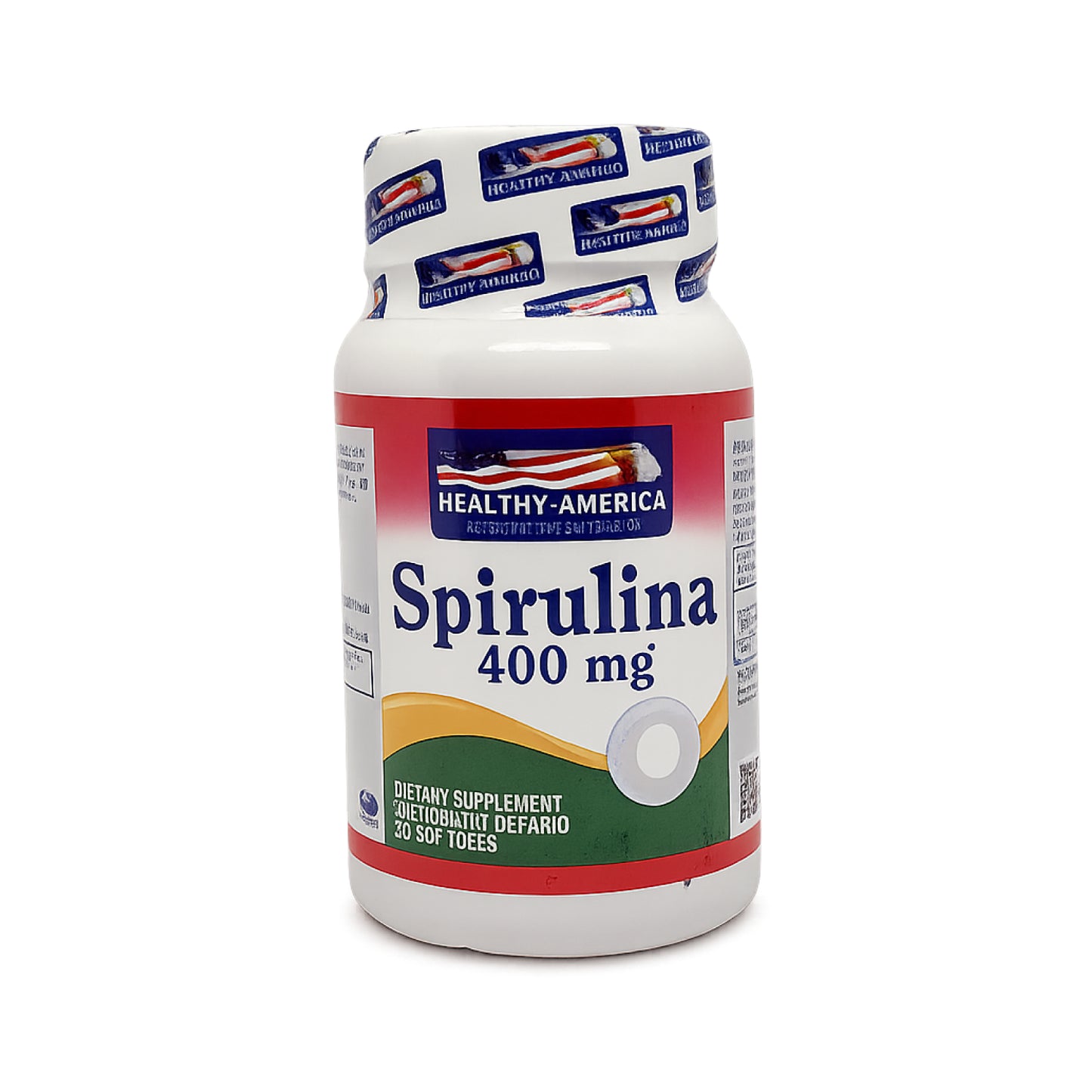 Spirulina 400 mg Healthy 90 Softgels | Energía y Metabolismo