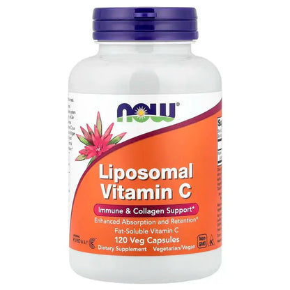 Vitamina C Liposomal NOW 120 Cápsulas | Alta Absorción