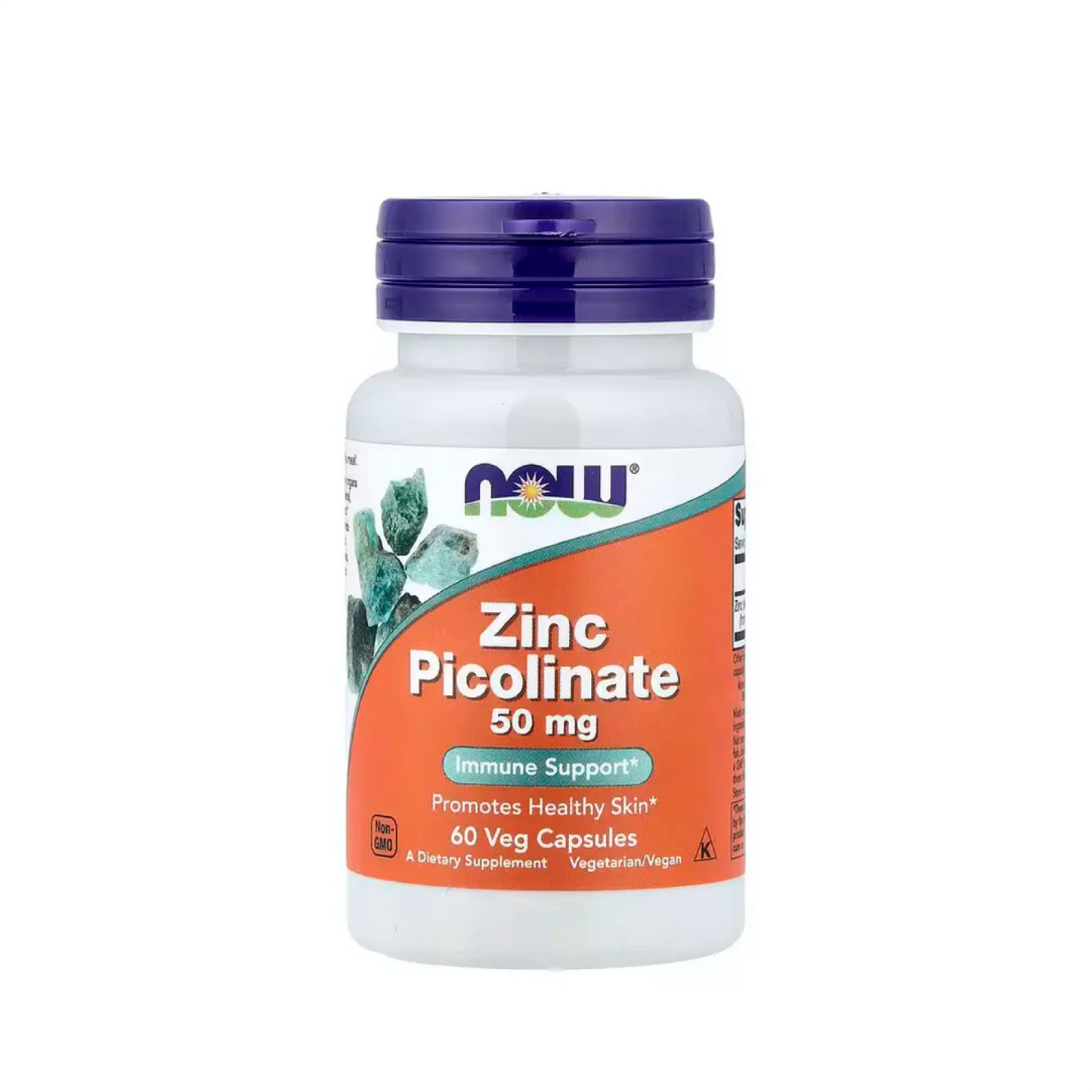 Zinc Picolinato NOW 50 mg x 60 Cápsulas | Apoyo Inmunológico