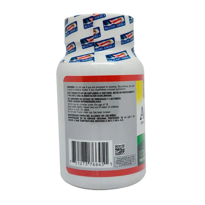 Aloe Vera 25 mg Healthy America 100 Softgels | Digestión