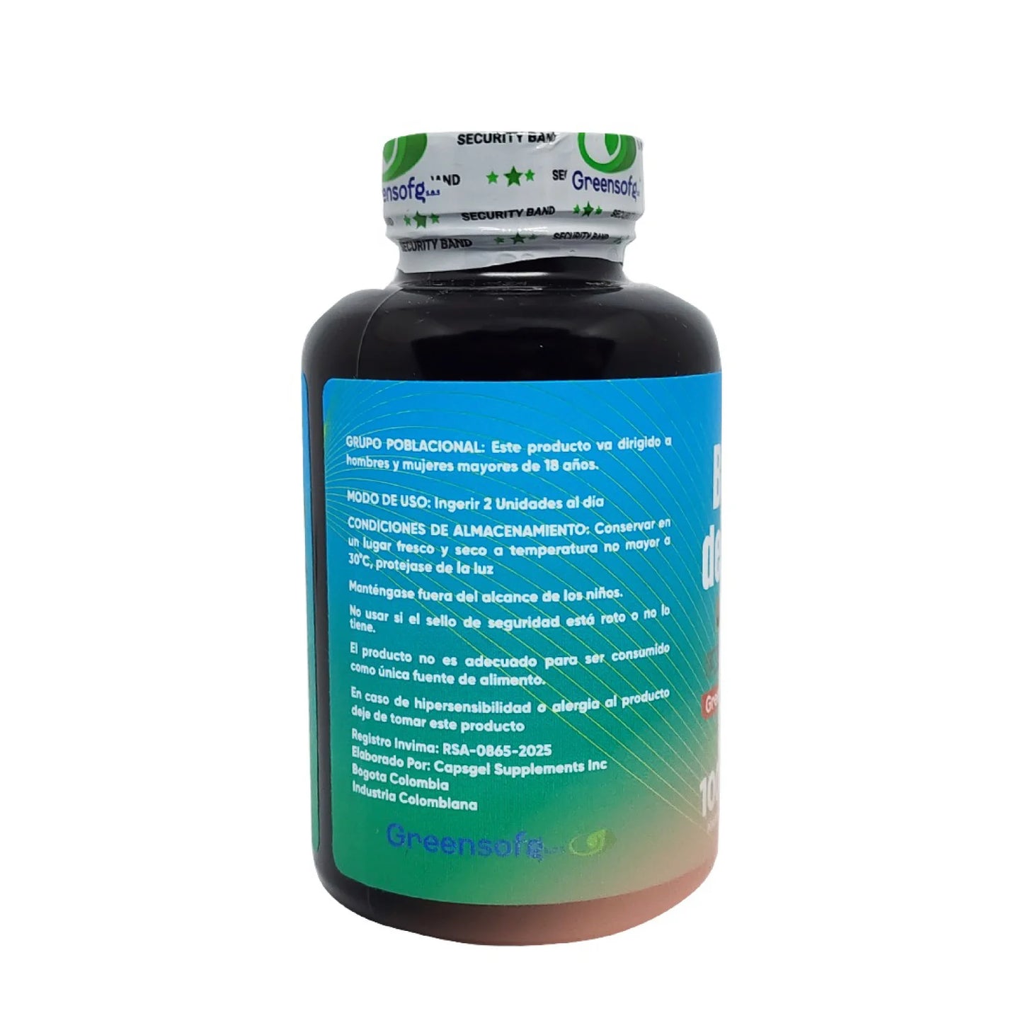 Bisglicinato de Magnesio Greensofg 100 Unidades Relajación