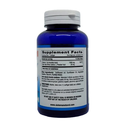 Vitamina C 1000 mg Millennium 60 Softgels | Apoyo Inmunológico y Antioxidante