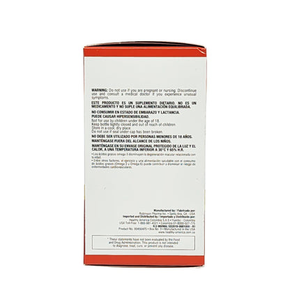 Omega 3 Healthy America 1200mg x 60 Softgels | Corazón y Mente