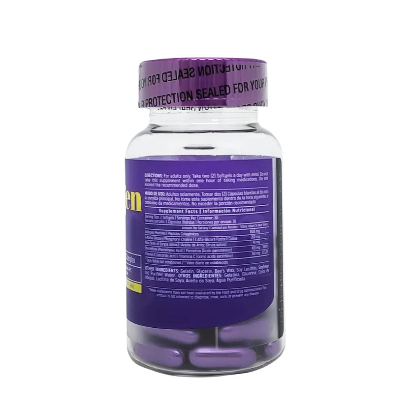 Colágeno Healthy America 1500mg x 60 Softgels para Piel