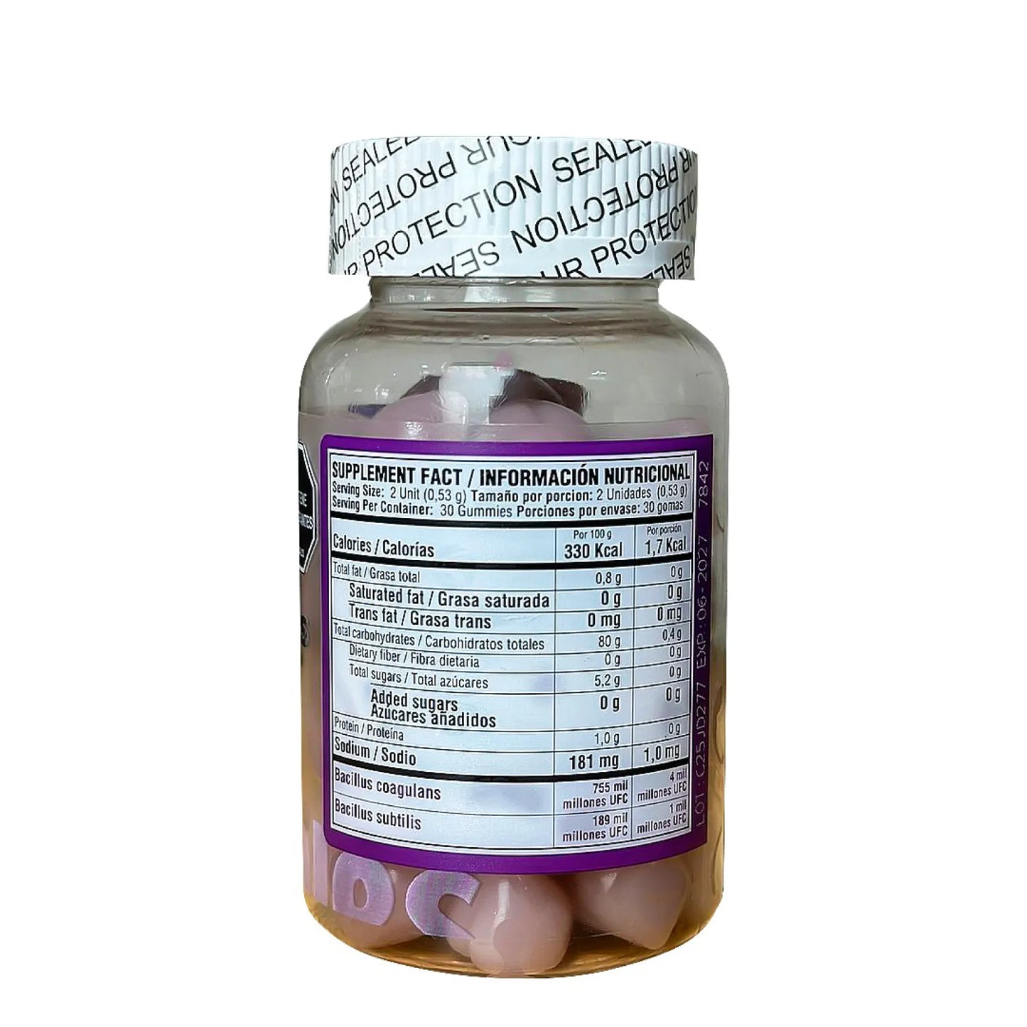 Gomas Probióticas Healthy America 60 Gummies Bienestar Digestivo