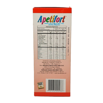 Apetifort con Miel 240 g | Complemento Nutricional Infantil