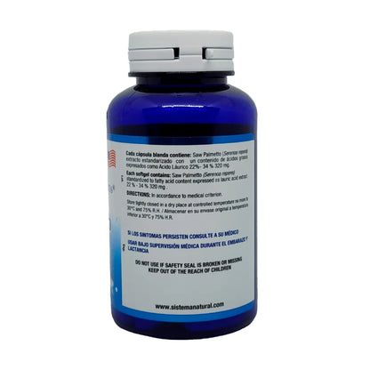 Saw Palmetto 320 mg Millenium 60 Softgels | Bienestar Prostático
