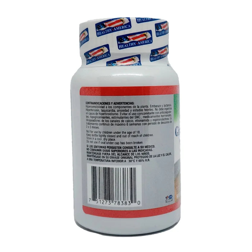 Ginseng Complete Healthy America 820 mg x60 | Energía y Vitalidad