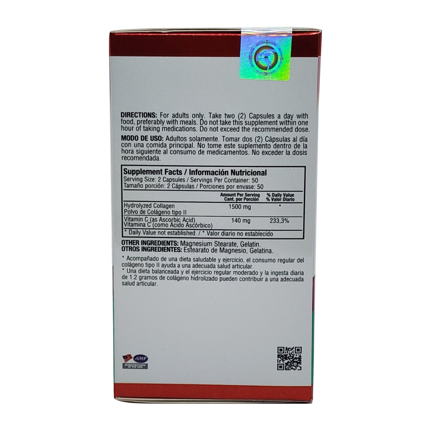 Colágeno Hidrolizado Healthy x100 | Huesos Piel y Articulaciones