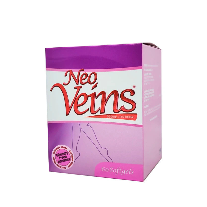 Neo Veins 60 Softgels Circulación y Piernas Ligeras