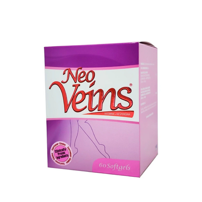 Neo Veins 60 Softgels Circulación y Piernas Ligeras