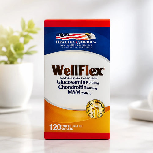 WellFlex Healthy America 120 Caplet | Apoyo Articular y Óseo