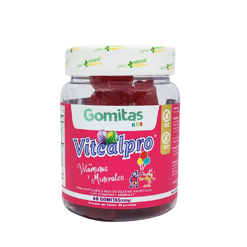 Gomitas Kids Vitcalpro 60 und | Apoyo nutricional diario