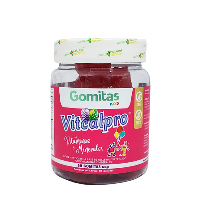 Gomitas Kids Vitcalpro 60 und | Apoyo nutricional diario